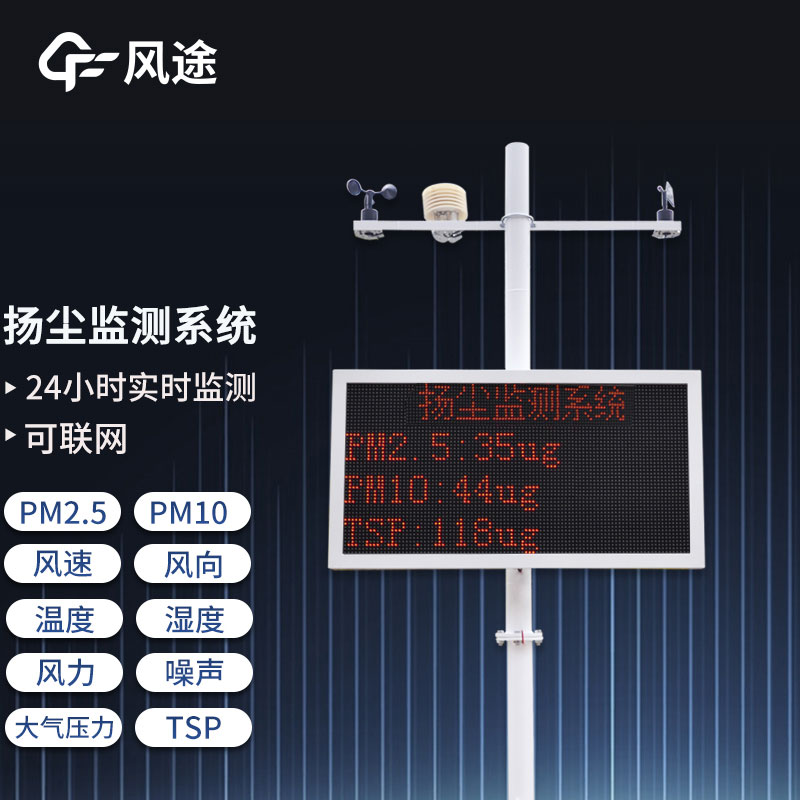 工地揚塵在線監測系統，重要的環境監測設備之一